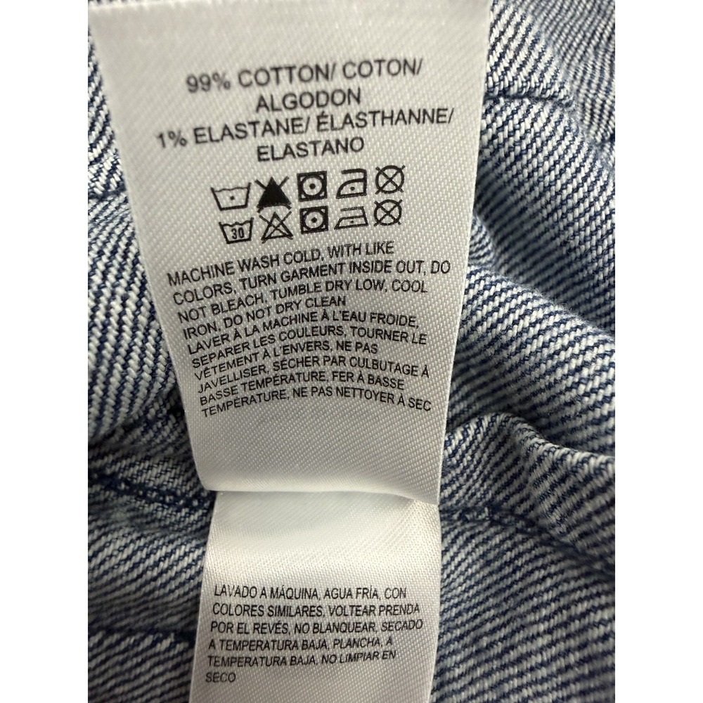 Lucky Brand Lucky Legend High Rise Wide Leg Raw Hem Jeans Womens 4/27 Blue Denim - Picture 6 of 8